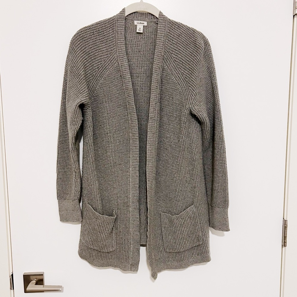 L. L. Bean Open Front Cardigan Sweater
